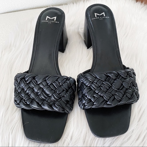 Marc Fisher braided slide sandals - Picture 2 of 5